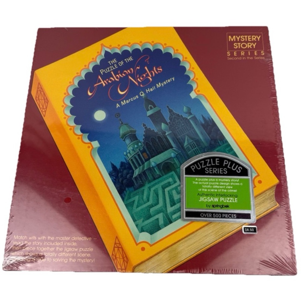 New The Puzzle of the Arabian Nights Marcus Q. Hall Mystery Story Series 500pc